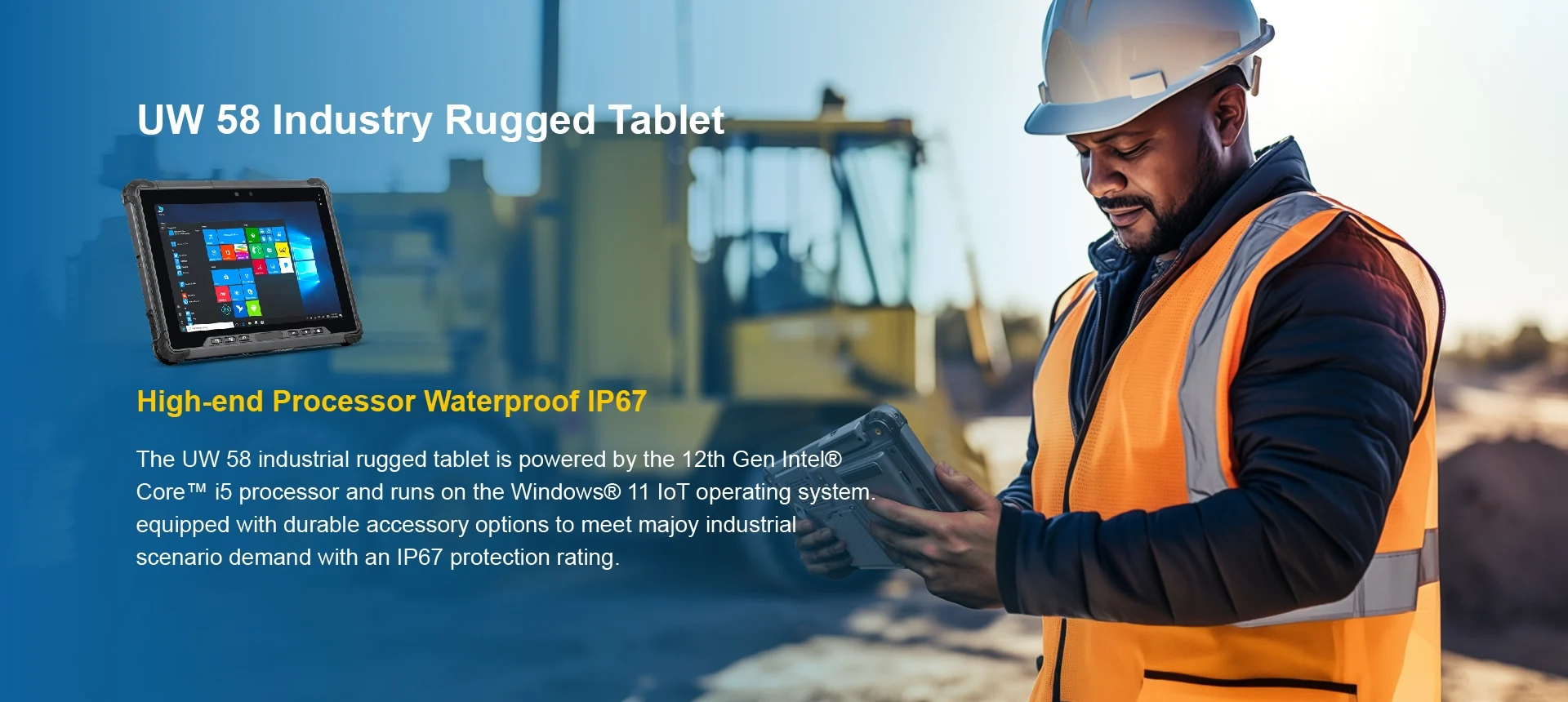 UW 58 Industry Rugged Tablet | Rugged Device Supplier | RuniOne